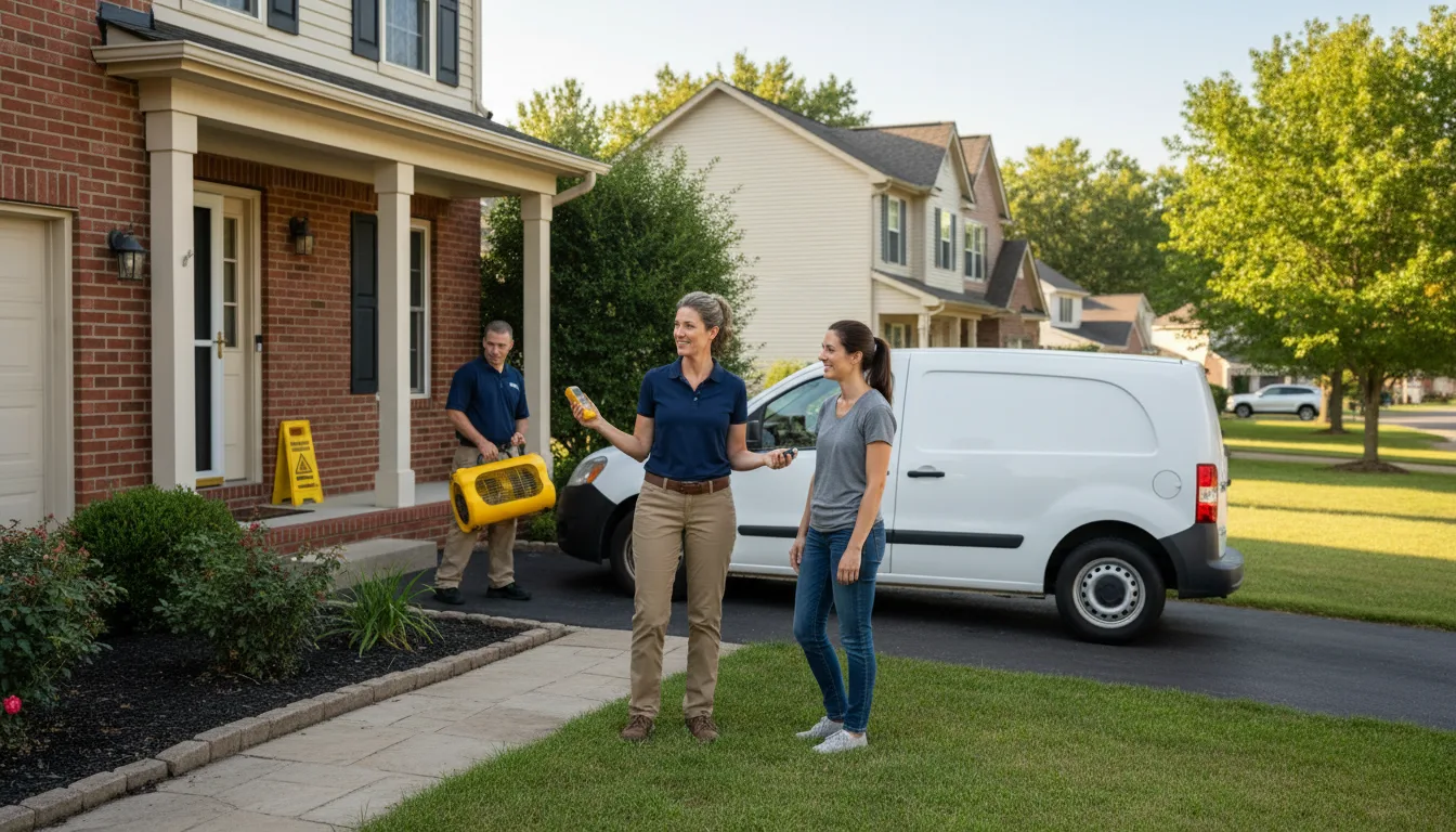 Water restoration image for Home Water Damage Repair in Fairview, WV